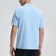 thumbnail image 4 of Blusa y camisa de manga corta con cuello alto para hombre, cuello alto, media cremallera, para fitness y ocio, deportiva, color liso, manga corta, blusas de poliéster para hombre, 4 of 6