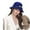 05Royal Blue, variant on Womens Elegant Summer Winter Warm Felt Church Cloche Cap Bucket Hat Bowler Hats with Flower Fashionable Fedora Hat Royal Blue One Size