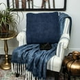 thumbnail image 3 of Parkland Collection Manni Blue Throw Pillow, 3 of 7
