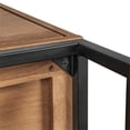 thumbnail image 6 of Maklaine Modern / Contemporary Rustic Oak Wood Sideboard In Dark Brown, 6 of 6