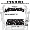 thumbnail image 6 of HELLHERO Paw Prints Seat & Backrest Cover Set Rollator Walker Seat Back Cover Removable and Washable for Senior Dust Proof Reusable for Unisex, 6 of 7