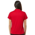 thumbnail image 4 of Paragon Women’s Saratoga Mini Mesh Performance Polo, 4-Button Placket Polyester Shirt, Red, S, 4 of 5