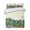 Light Yellow, variant on Quilts Twin Size, Tropical Green Plant Soft Comforter Bedding Set for Bed, Fern Print Summer Floral Birds Lightweight Quilted Bedspread with Pillow Cover(2 Pieces) for All Season, 68x86 Inch