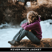 Arctix Women's River Rain Jacket, Plum, X-Large