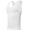 White, variant on Men's Compression Shirt Tank Top Stretch Base Layer Undershirt for Workout, Daily Wear, White, AK4307