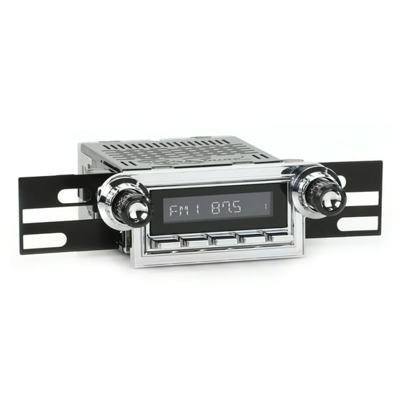 RetroRadio Compatible with 1964-66 Ford Thunderbird Features Include Bluetooth, AUX, AM/FM LAC-M1-124-25-85F
