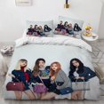 thumbnail image 1 of Blackpink-8 # Blackpink3d Impresión digital Funda de edredón de tres piezas Sábana Funda de almohada Ropa de cama, 1 of 2