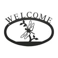 thumbnail image 2 of Village Wrought Iron WEL-71-L Signe de Bienvenue Libellule - Grand, 2 of 3