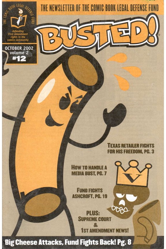 Busted! (vol. 2) #12 VF ; CBLDF Comic Book