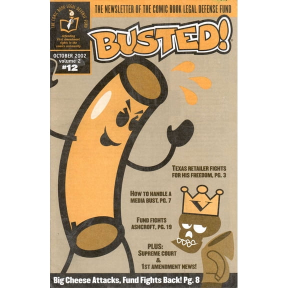 Busted! (vol. 2) #12 VF ; CBLDF Comic Book