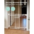 thumbnail image 6 of chalian-Mom's Choice Baby Gate No Bottom Bar, Adjustable Width 26” to 36” for Child and Pet, Dog Gate with Auto-Close & One-Hand Operation, Screw-in Installation for Doorways and Indoor Use, 6 of 12
