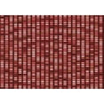 thumbnail image 1 of Ahgly Company Tapis d'Intérieur Lavables en Machine Rectangle Transitionnel Rouge Bordeaux, 2' x 4', 1 of 1