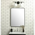 thumbnail image 2 of Elegant Decor MR802432BK 24 x 32 in. Soft Corner Metal Rectangular Mirror, Black, 2 of 9