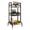 Black, variant on 3-Tier Universal Storage Organizer Rolling Utility Cart Metal Craft Shelf Trolley with Caster Wheels