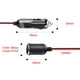 thumbnail image 2 of Cable de extensión macho hembra de toma de encendedor de automóvil de alta resistencia de 12 V 24 V 15 A con fusible, 2 of 3