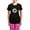With Pink Pant, variant on CafePress - Stpat FEEL LUCKY White Shirt Women's Dark Pajamas - Women's Short Sleeve Print T-Shirt and Pants Dark Cotton Pajama Set