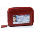 thumbnail image 2 of RFID Double Zip Accordion Credit Card Holder, 2 of 11
