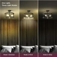 thumbnail image 3 of Feit Electric Katalyst 15 in. 3-Light Matte Black Color Choice Selectable CCT LED with Night Light Semi-Flush Mount Ceiling Light, 3 of 10