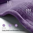 thumbnail image 6 of RENPHO "24x37" Shoulder Heating Pad for Back Pain Relief, Electric Large Heating Pad for Neck & Wrap with 6 Heat Settings & Auto Shut-Off, Birthday Christmas Gifts for Women Men, Purple, 6 of 12