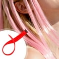 thumbnail image 4 of Long Straight Synthetic Hair Extensions Clip In Hairpieces for and Party Styling with Secure Attachment, 4 of 5
