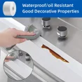 thumbnail image 3 of Cinta de sellado autoadhesiva para baño y cocina, 2,2 cm/3,8 cm, tira de masilla para fregadero de ducha, pegatina impermeable para pared, cintas para borde de fregadero, 3 of 5
