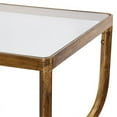thumbnail image 5 of Allora Contemporary Glass Accent Console Table in Gold, 5 of 5
