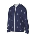 thumbnail image 2 of Easygdp Anchor Heart Blue Lightweight Long Sleeve Sun Shirt Sports long-Sleeved Sun Protective Clothing, Quick Drying Breathable - XX-Large, 2 of 9