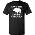 thumbnail image 1 of Save the Chubby Unicorn T-shirt Sarcastique Amusant, 1 of 7