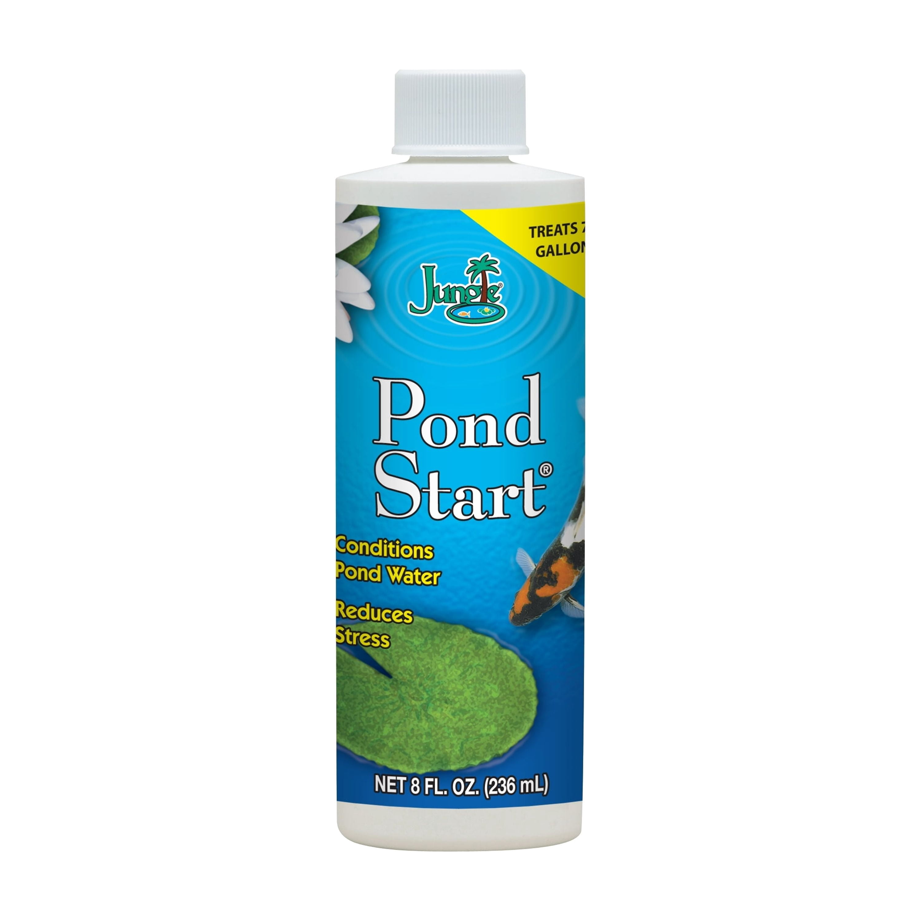 (3 pack) Jungle Pond Start, Pond Water Treatment Solution for Outdoor Ponds, 8 oz.