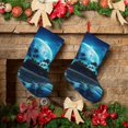 thumbnail image 6 of Sikiie Hawaiian Beach Pirate Moon Christmas Stockings,18 Inches Christmas Stockings Xmas Hanging Stockings for Family Christmas Decorations & Gifts, 6 of 7