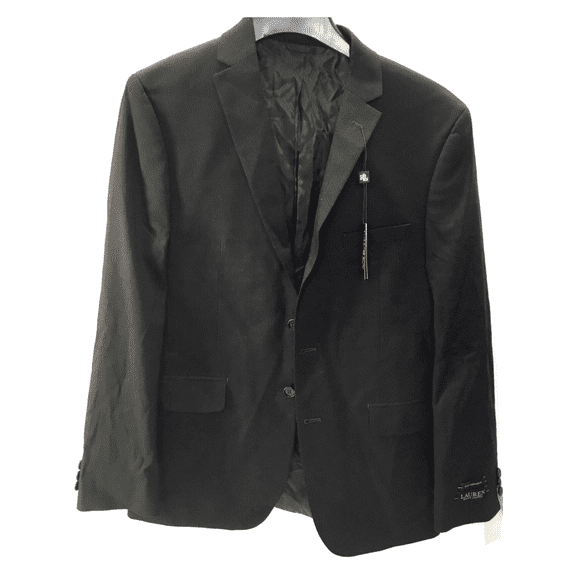 Lauren Ralph Lauren Men's Suit Separate, Charcoal/Wine, 20R