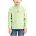 thumbnail image 2 of Cowsor Unisex Kids Polar Fleece Turtleneck Base Top, 2 of 7