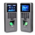 thumbnail image 3 of Fingerprint Access Control Attendance Machine Password Employee Checking-in Time Clock Recorder RFID Door Controller USB Offline, 3 of 8