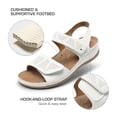 thumbnail image 4 of Sandalias para Mujer DREAM PAIRS Blancas Talla 11 Cómodas, 4 of 8