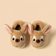 thumbnail image 4 of XIMIN Toddler Non-Slip Closed Toe Slip On Fuzzy Slipper Girls Boys Cute Cartoon Puppy Plush Cute Soft Indoor Bedroom Slipper Foam House Shoes, 4 of 5