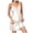 White, variant on Stamzod Satin Nightgowns for Women V-Neck Lace Trim Spaghetti Straps Sleep Dress Soft Comfy Ladies Pajamas XL