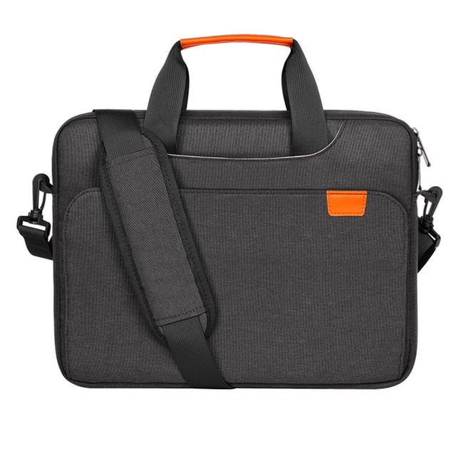 Laptop Bag 15.6 Inch, Portable Crossbody Laptop Shoulder Bag, Shockproof Computer Case with Thickened Padding, Water-Resistant Messenger Bag for Travel, Commute, and Daily Use