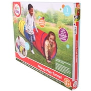 Play Day Pop-up Crawl Through Tunnel, Polyester Material, Indoor & Outdoor - Tunnel for Kids 3+