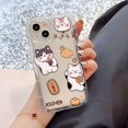 thumbnail image 1 of Marco De Fotos airbag Funda Blanda Para iphone 14promax 11 13 12 7Plus 6 6s XR X XS Max De Gato De La Fortuna Linda Gao Jiahui unisex, 1 of 1