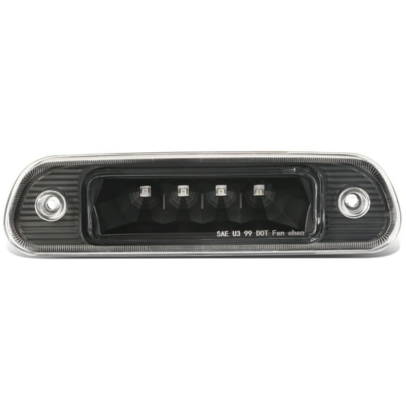 DNA Motoring 3BL-JGC99-LED-BK For 1999 to 2004 Jeep Grand Cherokee WJ Hight Mount LED 3rd Third Tail Brake Light Rear Stop Lamp Black Housing 00 01 02 03