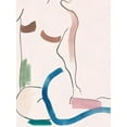 thumbnail image 2 of Wang, Melissa 15x18 Gold Ornate Wood Framed with Double Matting Museum Art Print Titled - Seated Female Figure V, 2 of 4