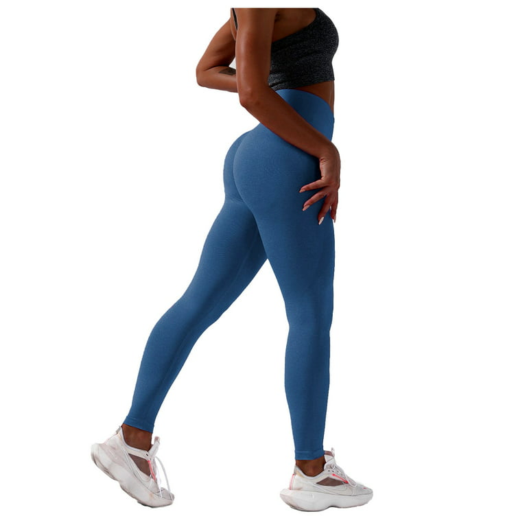 Savings Clearance! TOFOTL Fashion Women's Hip Lift Workout Leggings Fitness Sports  Gym Running Yoga Pants Navy M 