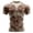 Red, variant on IWRICH Men's Short Sleeve Funny T Shirt 3D Printed T Shirts Trendy Crew Neck Tshirt Holiday Party Outfits Red XL