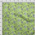 thumbnail image 3 of oneOone Cotton Cambric Light Green Fabric Mandala & Floral Diy Clothing Quilting Fabric Print Fabric By Yard 42 Inch Wide, 3 of 4