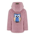 thumbnail image 5 of Aislor Kids Girls Zip Up Winter Warm Hooded Coats Fur Fleece Jacket Hoodies Sweatshirt Outwear Pink 10, 5 of 7
