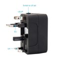 thumbnail image 3 of World Wide Universal Travel Adapter US/EU/UK/AU Multi Plug Charger With Dual USB 2 Ports, 3 of 5
