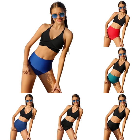 Bikini for Girls Two Piece Swimwear Beach Sport Outfit with Comfortable Fit and Stylish Design Swimsuits Girls 3-4 Years