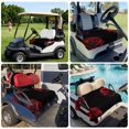 thumbnail image 6 of Golf Cart Seat Covers for 2 Seater,Red Rose Microfiber Cart Seat Towel Blanket,Vintage Abstract Garden Flower Floral Black Absorbent Breathable Non Slip Bench Seats Protector for Golf Course 51"x31", 6 of 9