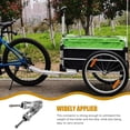 thumbnail image 2 of AURARMLET 2Pcs Folding Aluminum Bike Trailer Connector Plated Durable Bike Accessory, 2 of 7