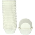 thumbnail image 3 of JATOK 500-Count Food Grade White Greaseproof Paper Cupcake Liners Muffin Baking Cups Standard Sized, 3 of 7